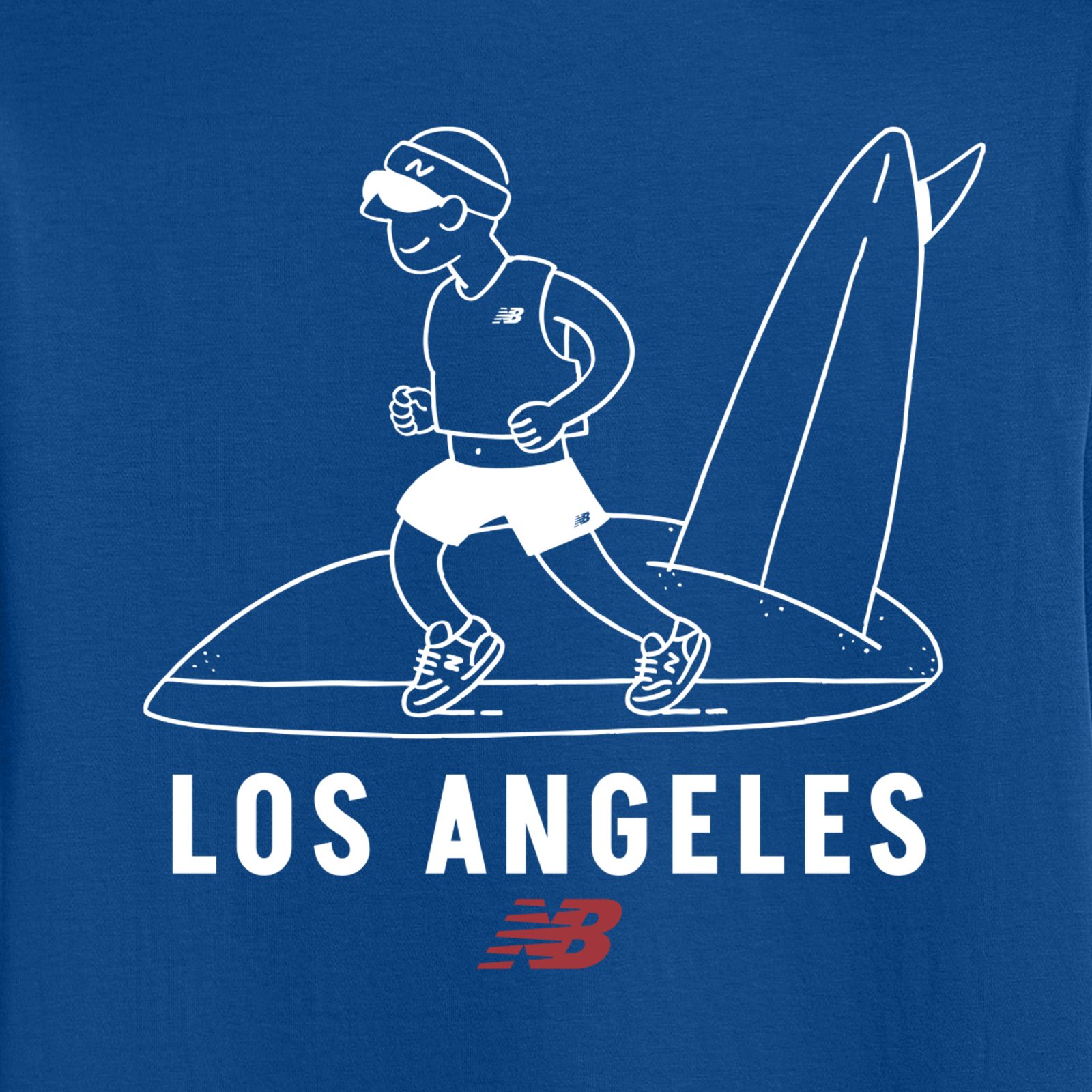 Мужские футболки New Balance LA Character T-Shirt — фото 2