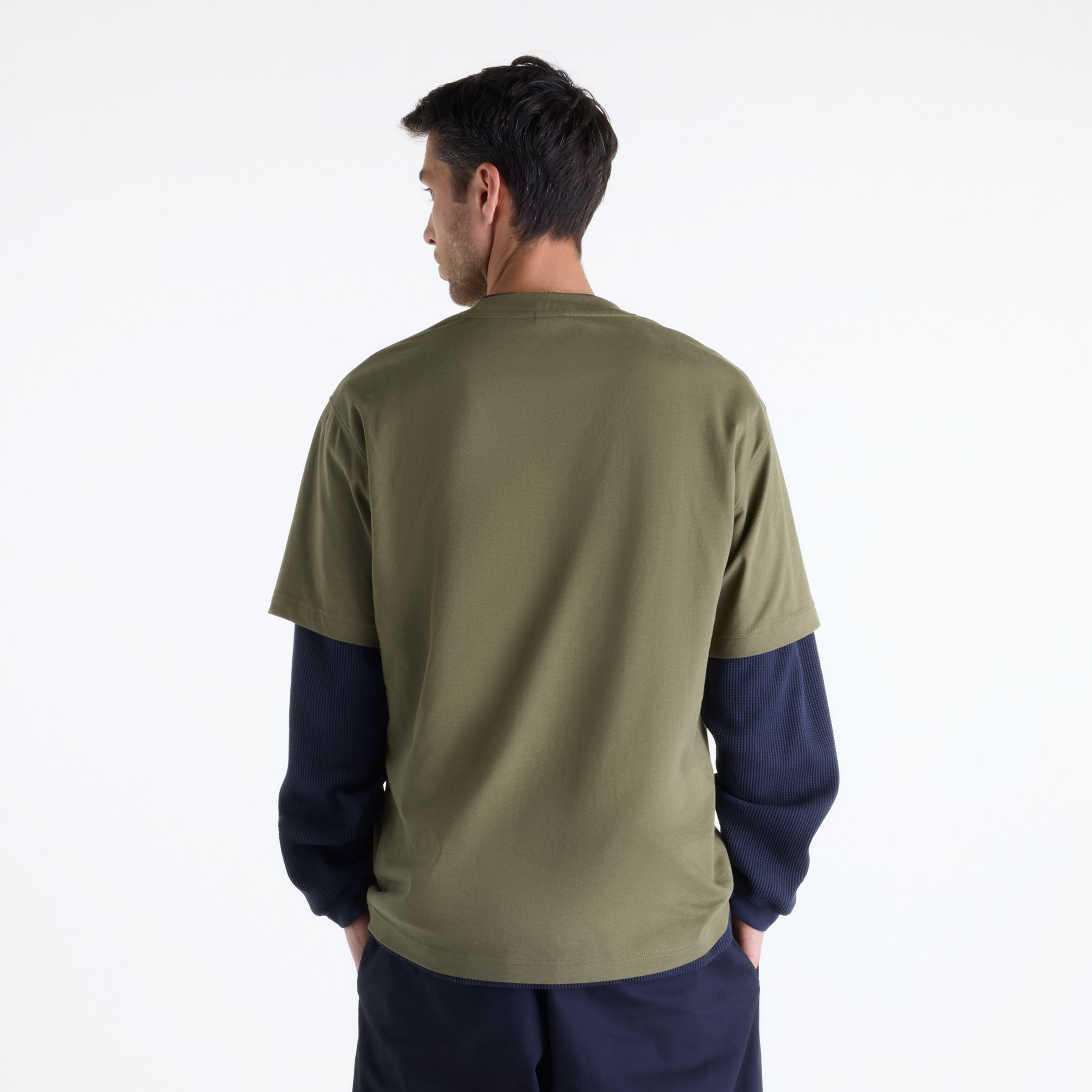 New Balance Numeric Linear Logo T-Shirt, MT53704AAO