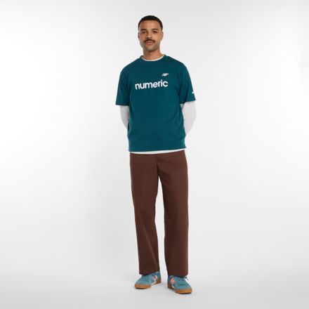 ヌメリックリニアロゴTシャツ, BLACK, MT53704AAV