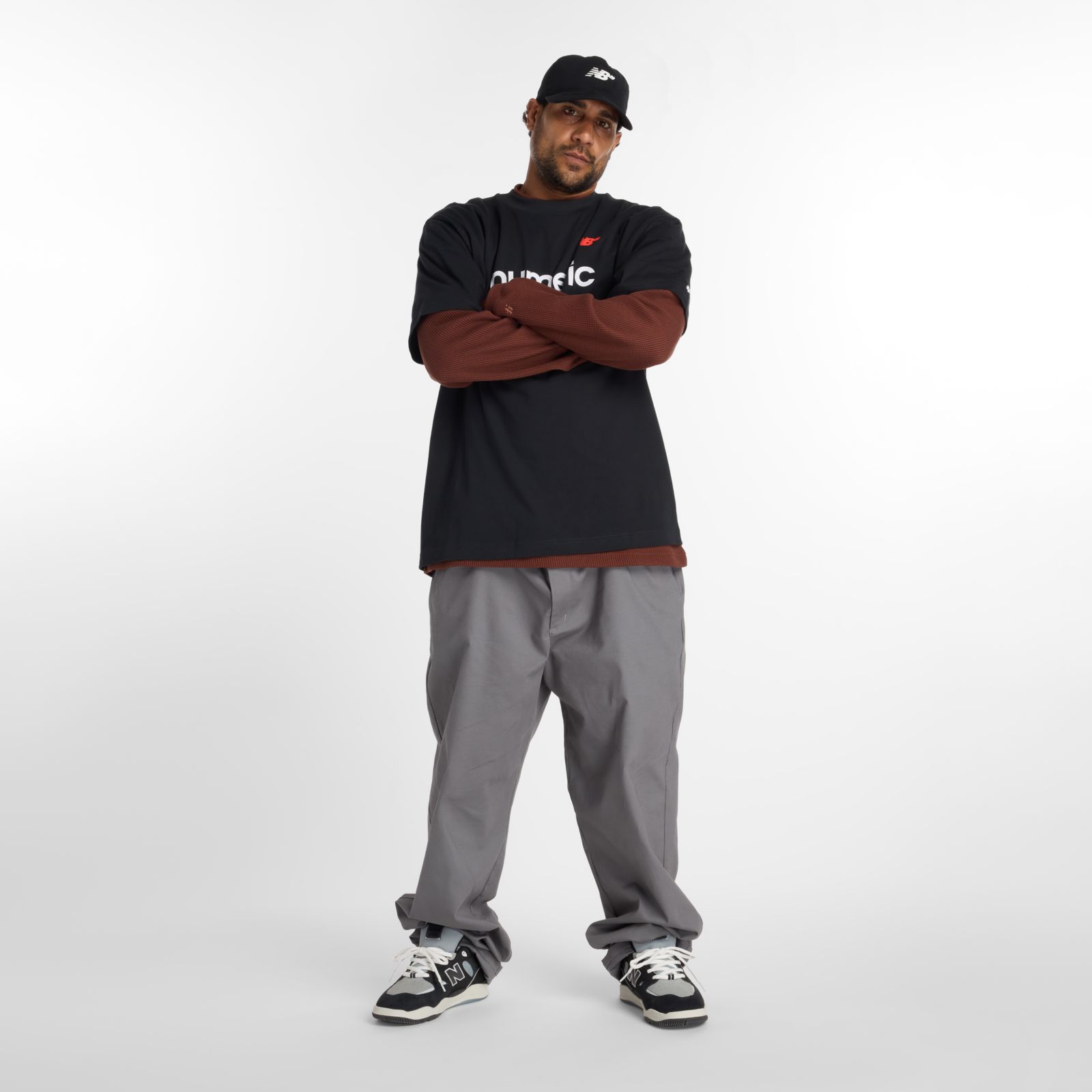 Мужские футболки New Balance Numeric Linear Logo T-Shirt — фото 2