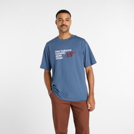 Numeric Stacked Graphic T-Shirt, VINTAGE INDIGO, MT53705VTI