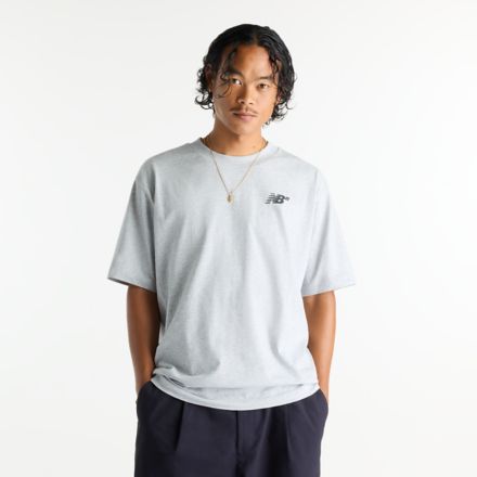 Numeric Small ロゴ T-Shirt, Athletic Grey, MT53706AG