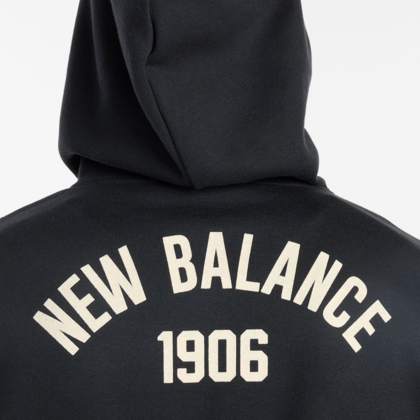 Мужское худи New Balance Woven Label, цвет: Чёрный — фото 5