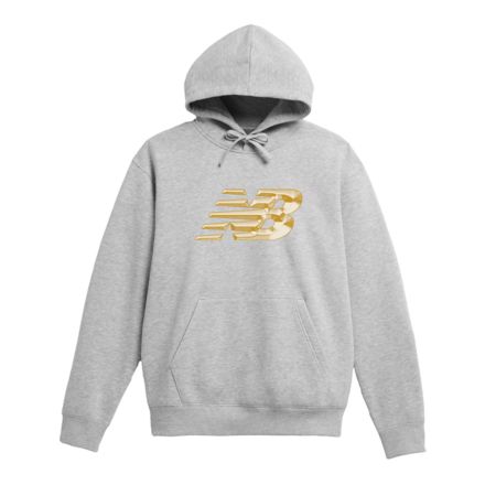Metallic NB Hoodie, ATHLETIC GREY, MT53824AG