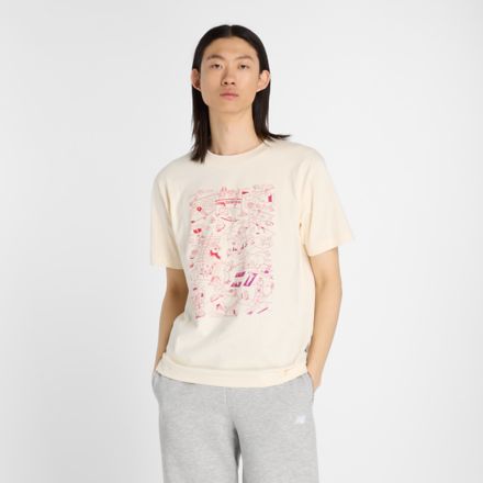 Athletics Sports Mural T-Shirt, PERMAFROST, MT53913PEF