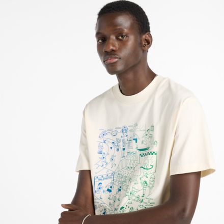 Athletics Run Mural T-Shirt