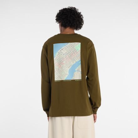 Athletics Runners Map Long Sleeve