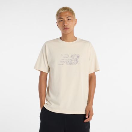 Athletics Runners Pin T-Shirt, LINEN, MT53919LIN