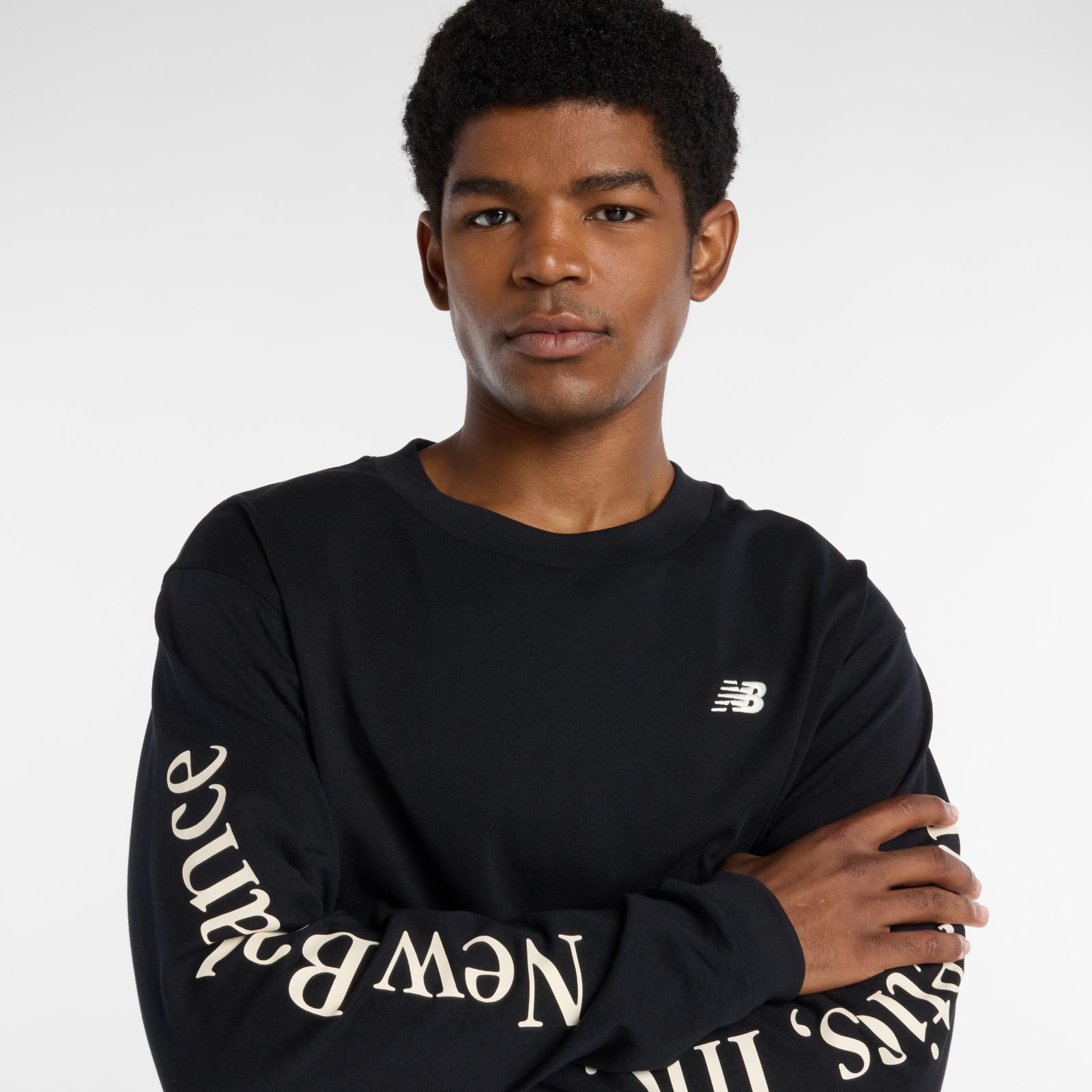 Мужские топы New Balance Athletics Classic Long Sleeve — фото 3