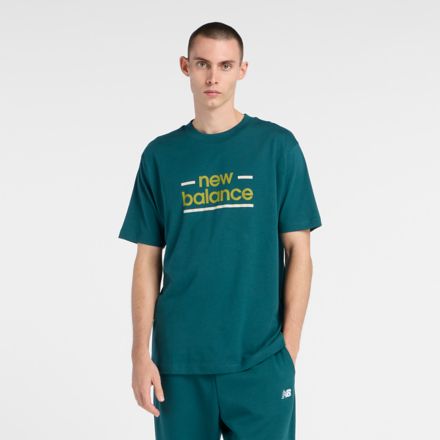 Linear Lines T-Shirt, MEDUSA GREEN, MT53927AAV