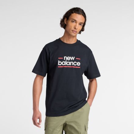 Linear Lines T-Shirt, BLACK, MT53927BK