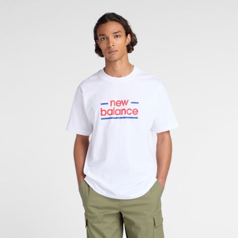 Мужские футболки New Balance Linear Lines T-Shirt