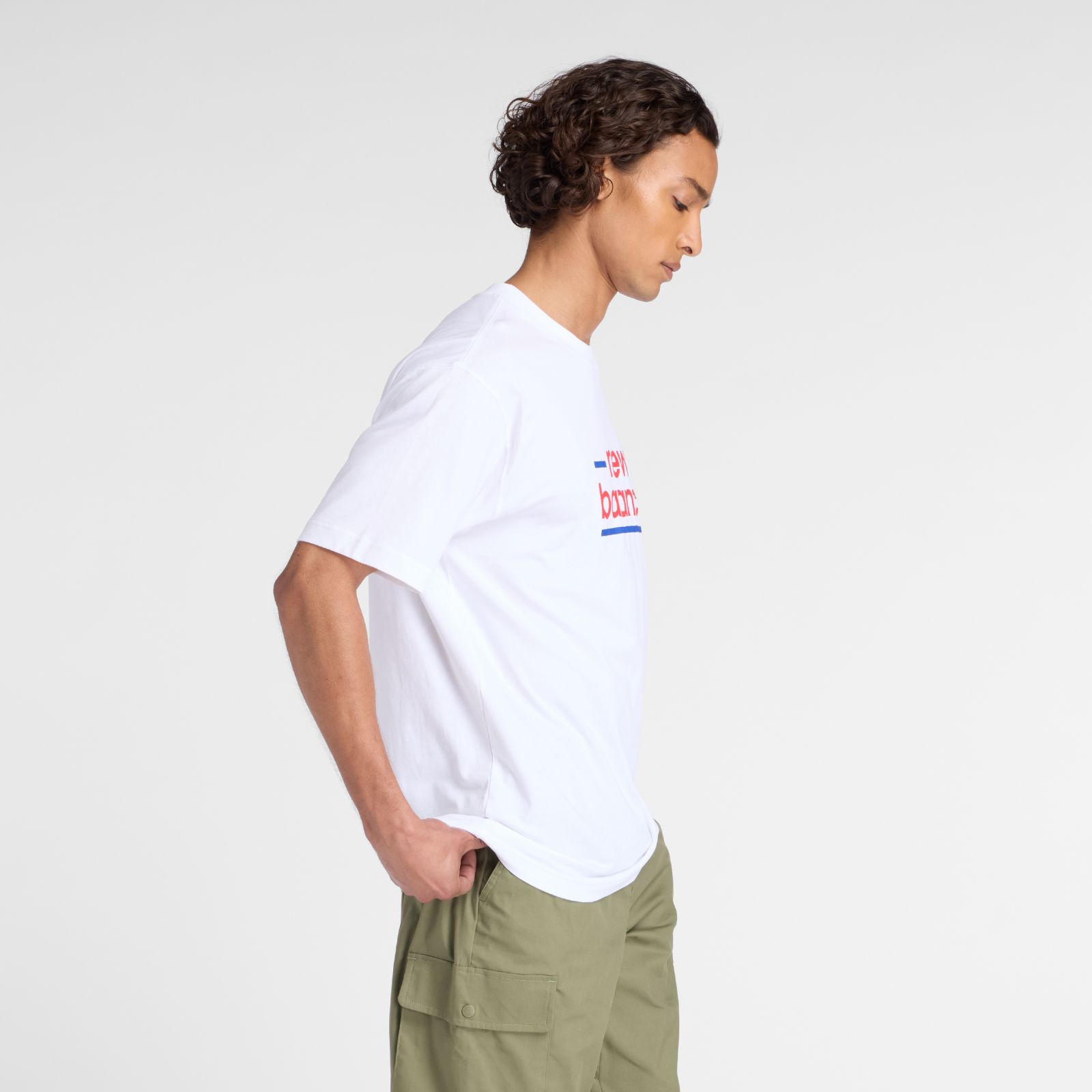Мужские футболки New Balance Linear Lines T-Shirt — фото 4