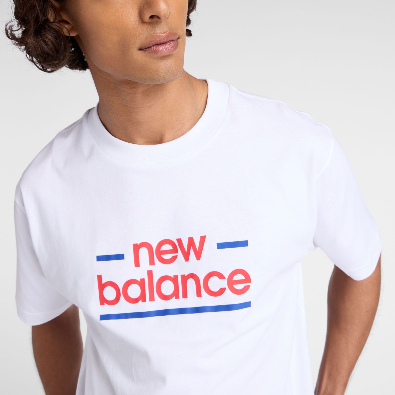 Мужские футболки New Balance Linear Lines T-Shirt — фото 2