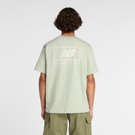 Woven Label T-Shirt, BLACK, MT53928GAS