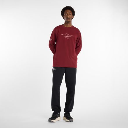 NYC Marathon Athletics Premium Back Logo Long Sleeve