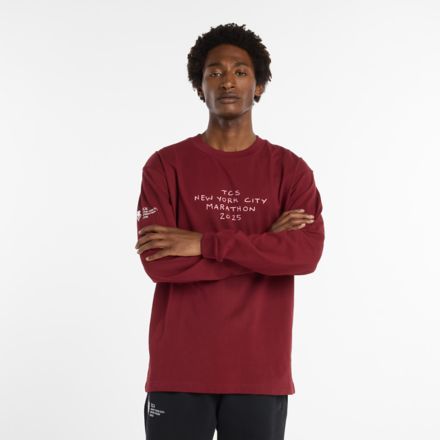 NYC Marathon Athletics Premium Back Logo Long Sleeve