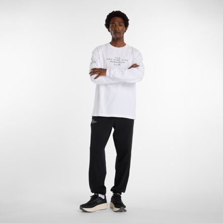NYC Marathon Athletics Premium Back Logo Long Sleeve