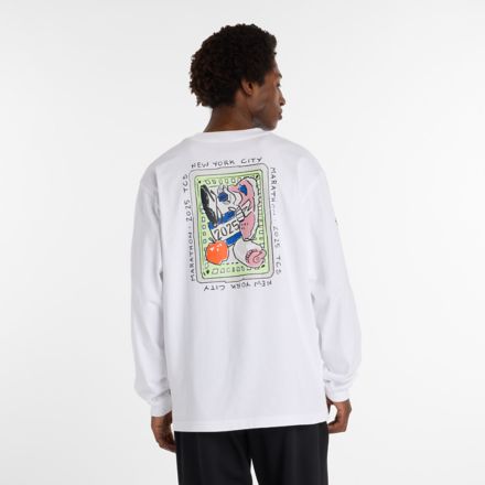 NYC Marathon Athletics Premium Back Logo Long Sleeve