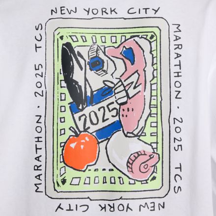 NYC Marathon Athletics Premium Back Logo Long Sleeve