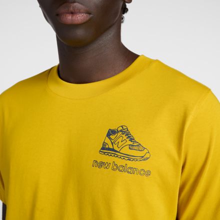 Left Chest Shoe Sketch T-Shirt