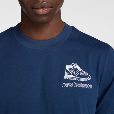 Left Chest Shoe Sketch T-Shirt