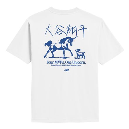 Shohei Ohtani Unicorn T-Shirt 2025, WHITE, MT53974WT