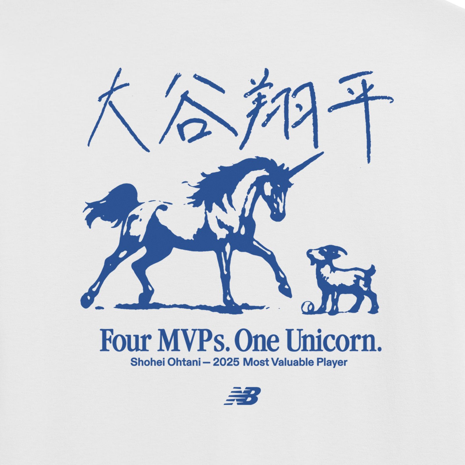 Мужские футболки New Balance Shohei Ohtani Unicorn T-Shirt 2025 — фото 3