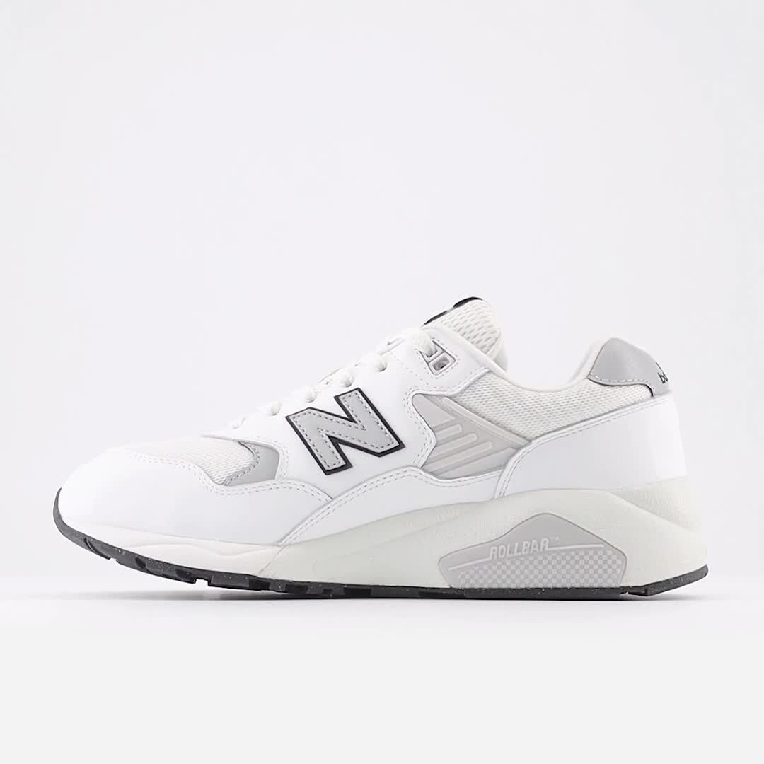 New balance 580 women hot sale silver