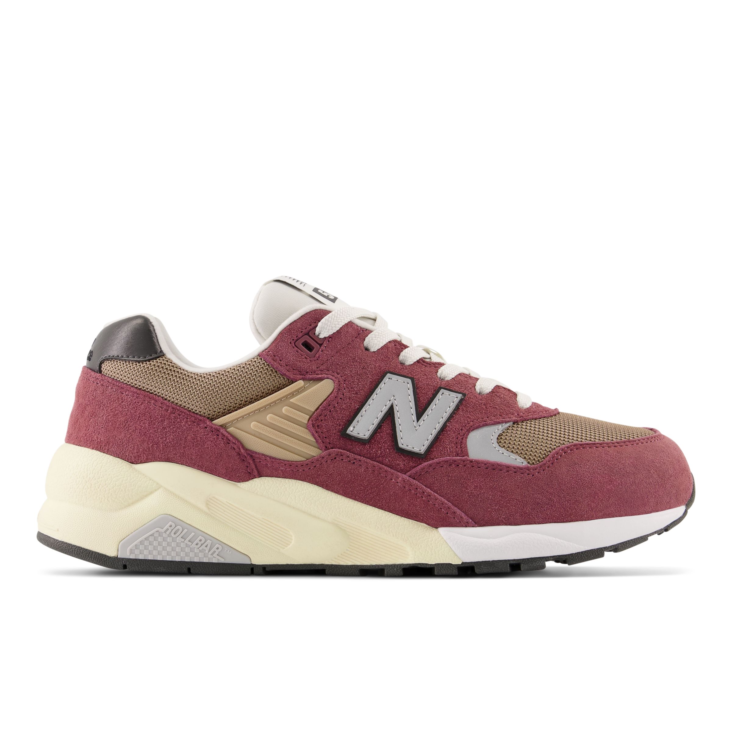 

New Balance Unisex 580 Red/Grey/Brown - Red/Grey/Brown