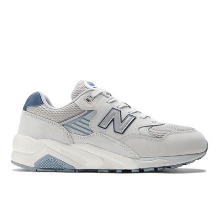 New balance clearance 580 grey white