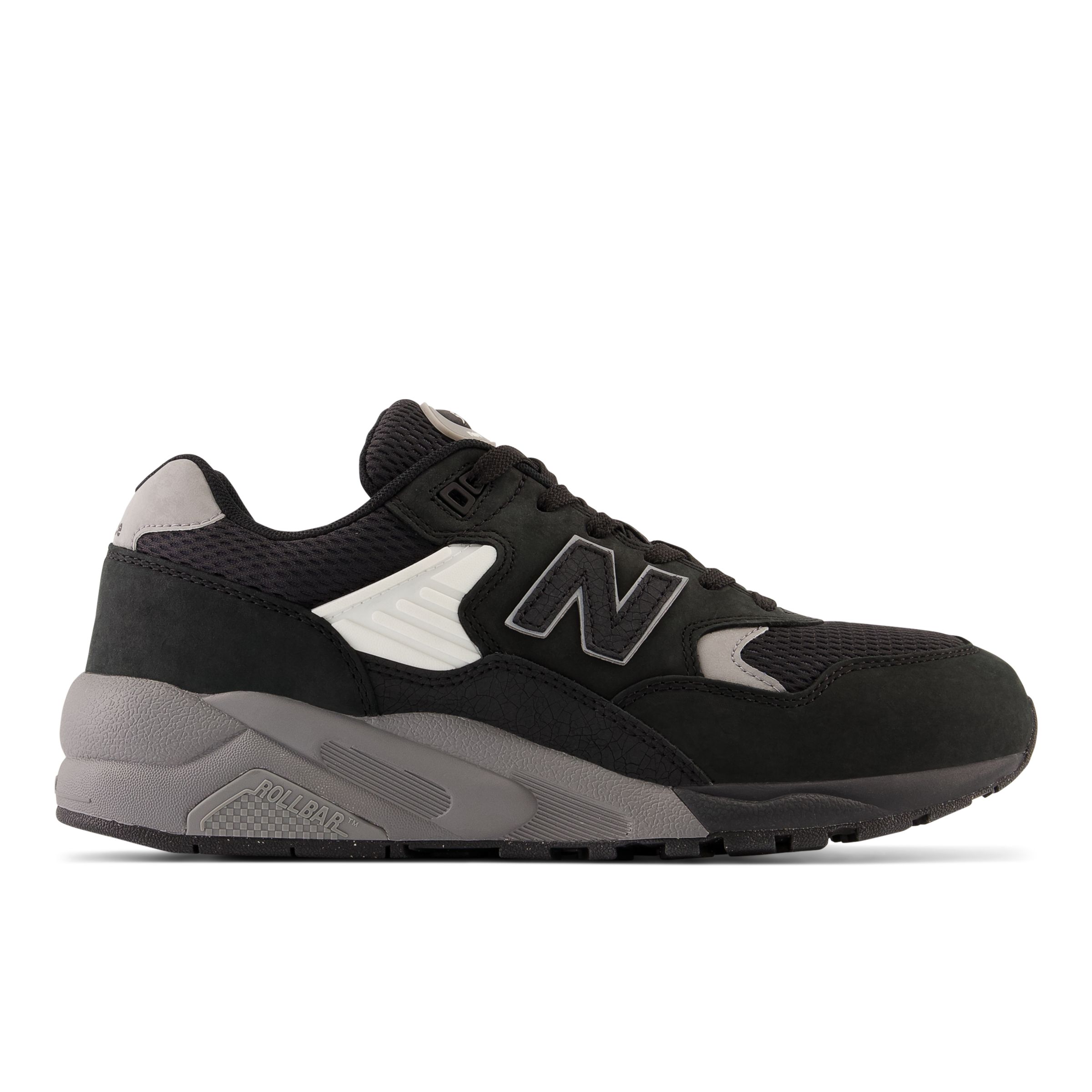 

New Balance Unisex 580 Black/Grey - Black/Grey