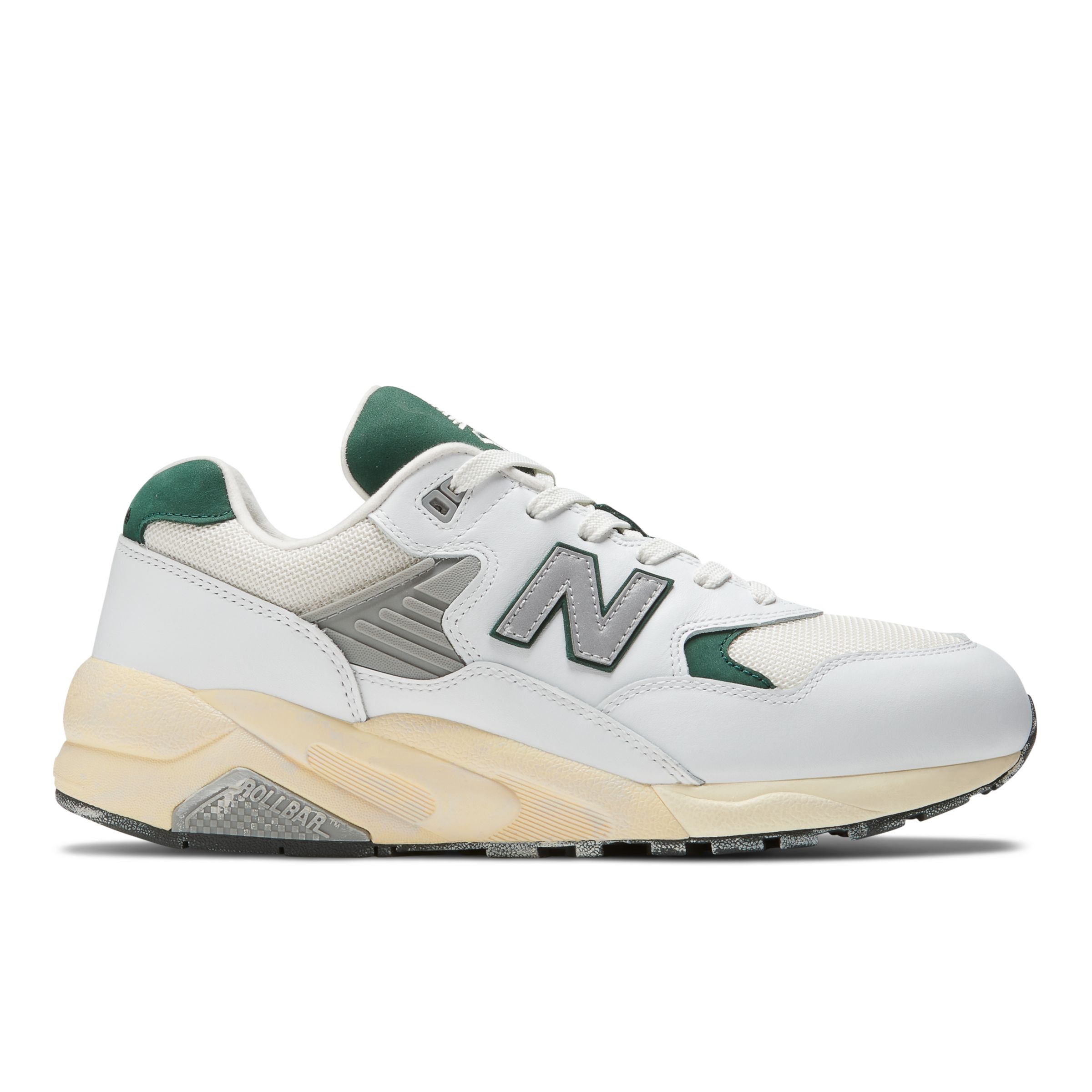 

New Balance Unisex 580 White/Green - White/Green