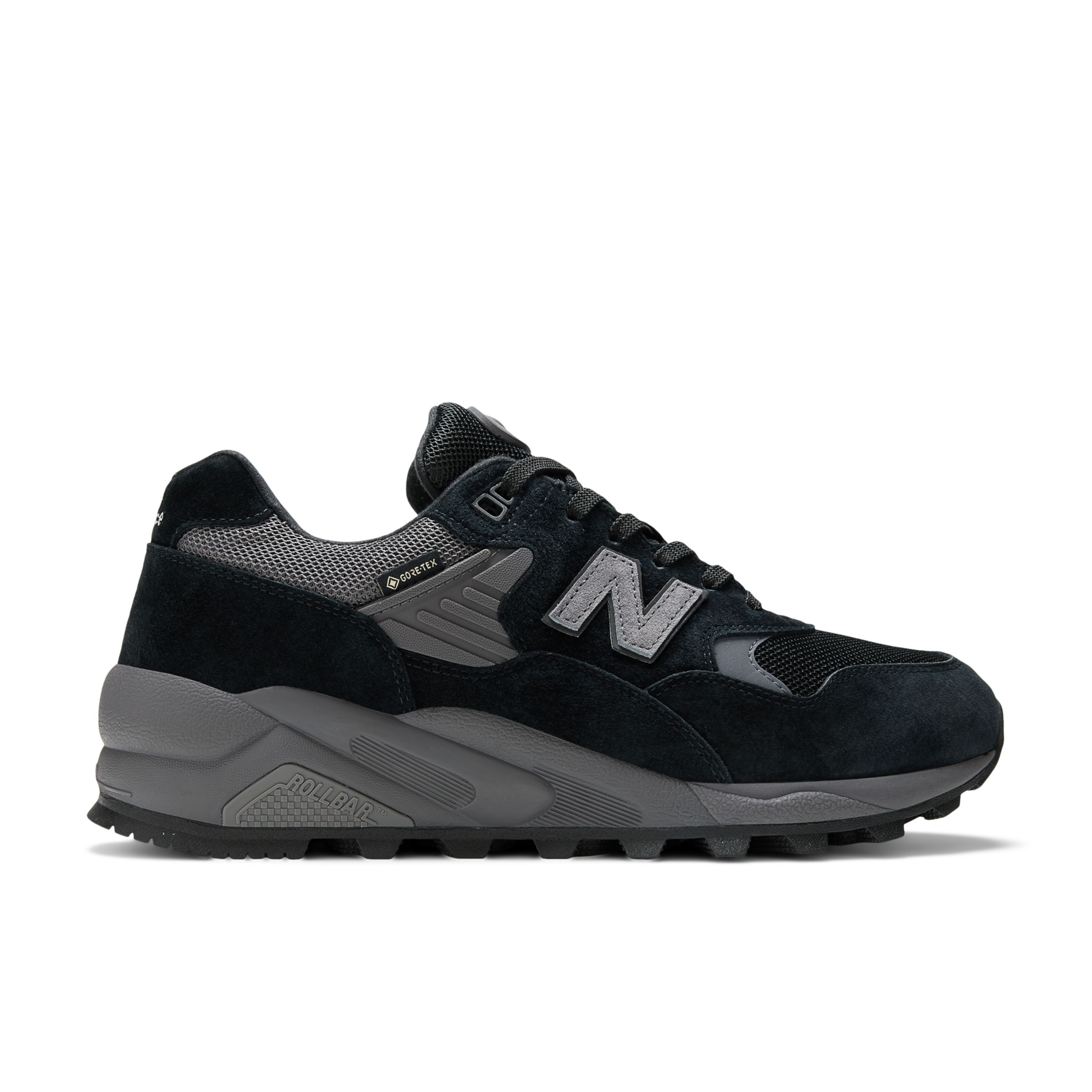 

New Balance Unisex 580 Black/Grey - Black/Grey