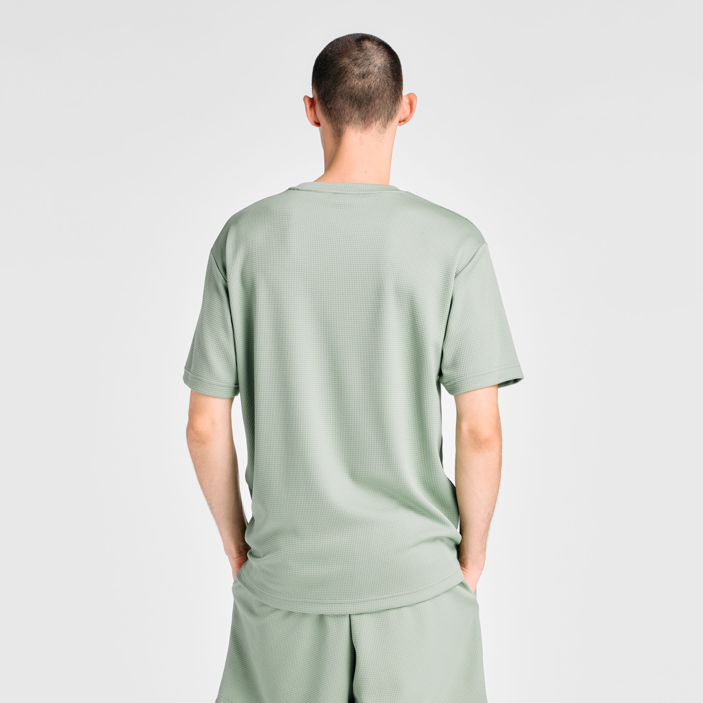 New Balance Textured Check T-Shirt, MT6100FRAAR