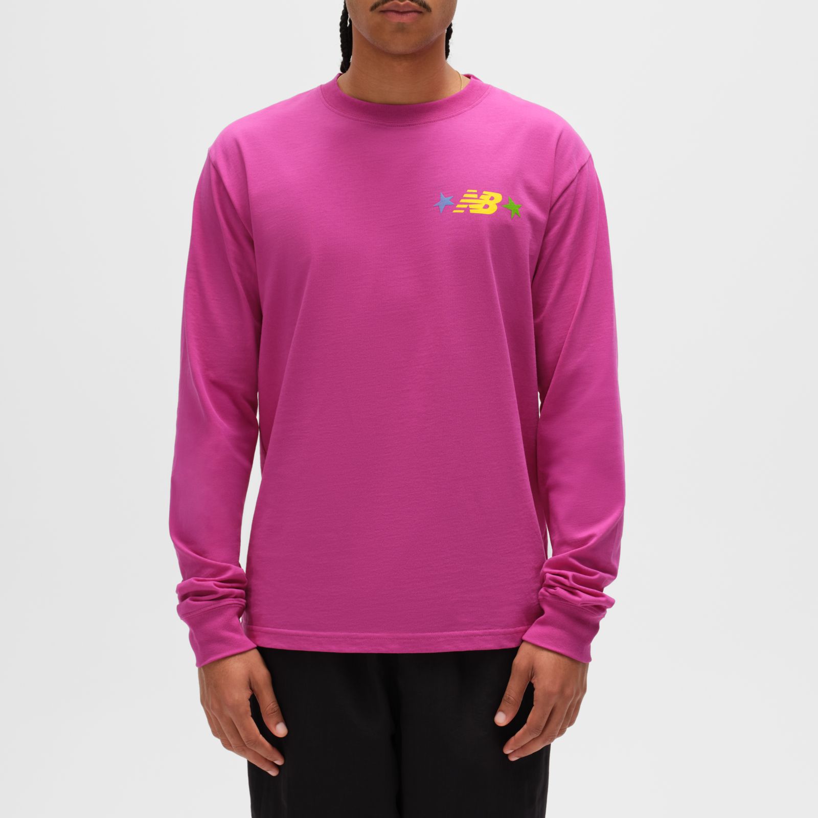 Мужские футболки New Balance Made in USA Graphic Long Sleeve T-Shirt — фото 2