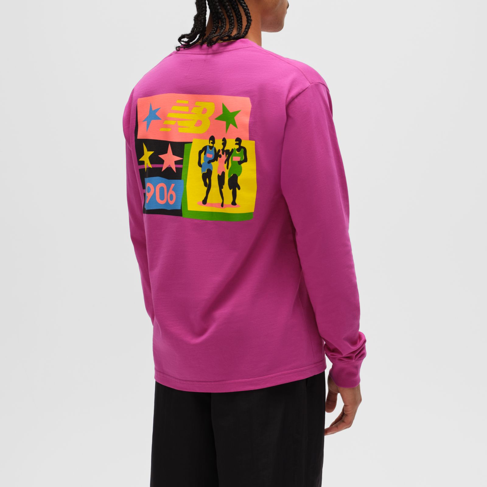 Мужские футболки New Balance Made in USA Graphic Long Sleeve T-Shirt — фото 3