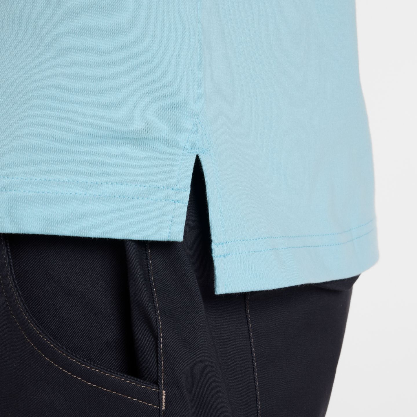 Мужской топ New Balance Shohei Heavyweight Long Sleeve Top, цвет: Облачный синий — фото 6