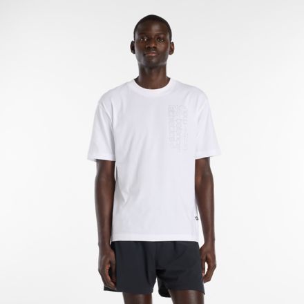 Reflective T-Shirt, NB 103 أبيض, MT6105FKWT