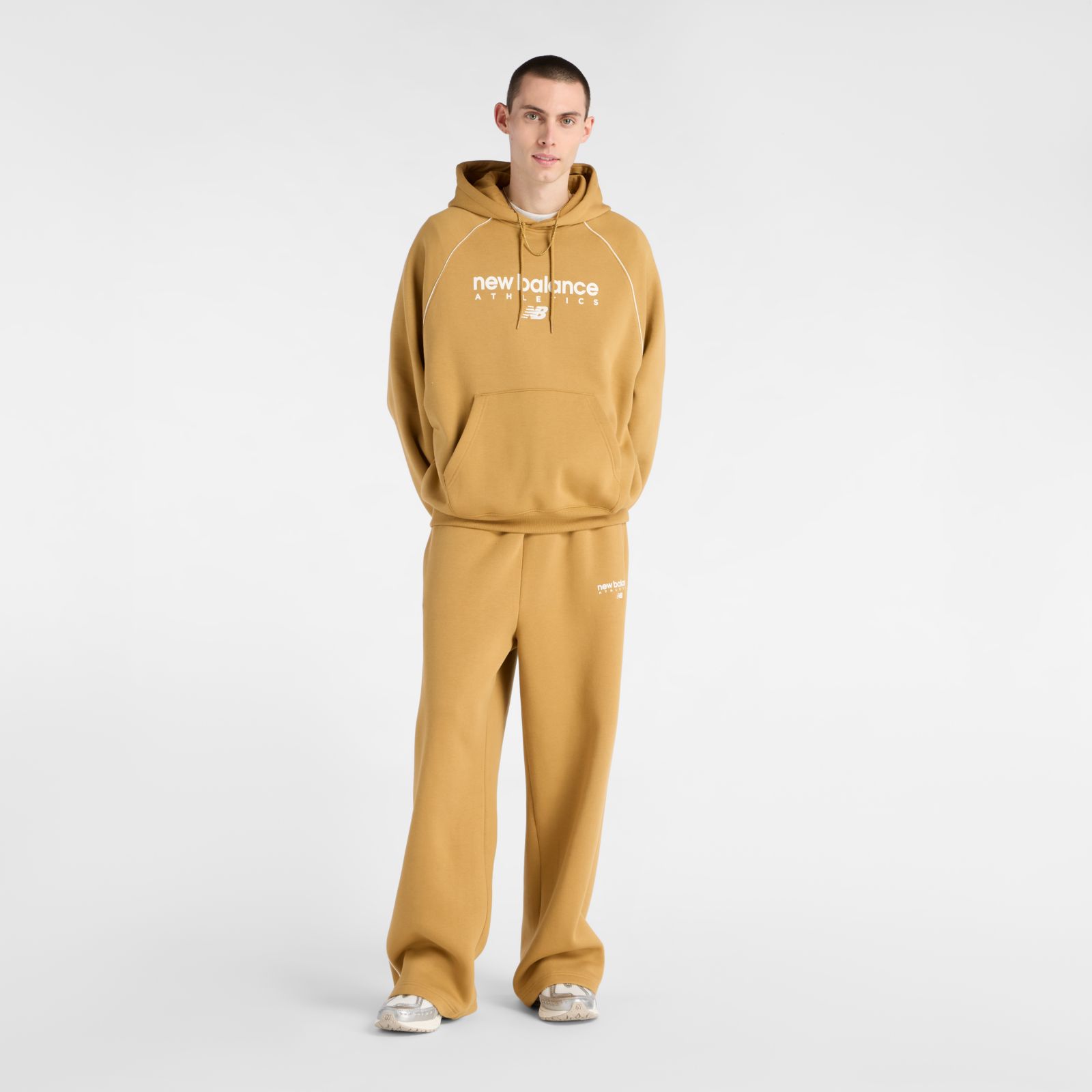 Мужские худи New Balance Trackside Fleece Hoodie — фото 2