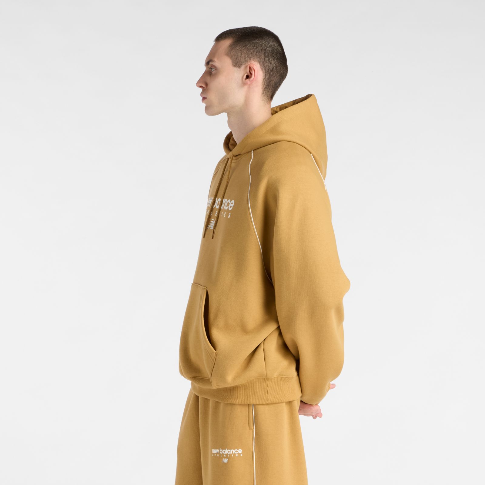 Мужские худи New Balance Trackside Fleece Hoodie — фото 5