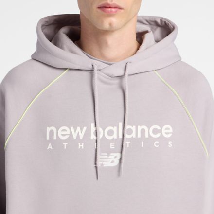 Trackside Fleece Hoodie, TRUFFLE SALT with AFTERGLOW, MT611629ABI