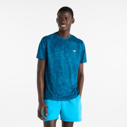 Sport Essential Printed T-Shirt, BLACK with SLATE GREY, MT6116OHSTS