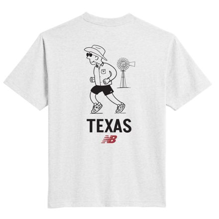 Texas Character T-Shirt, Ash Heather, MT611935AHH