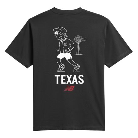 Texas Character T-Shirt, Ash Heather, MT611935BK