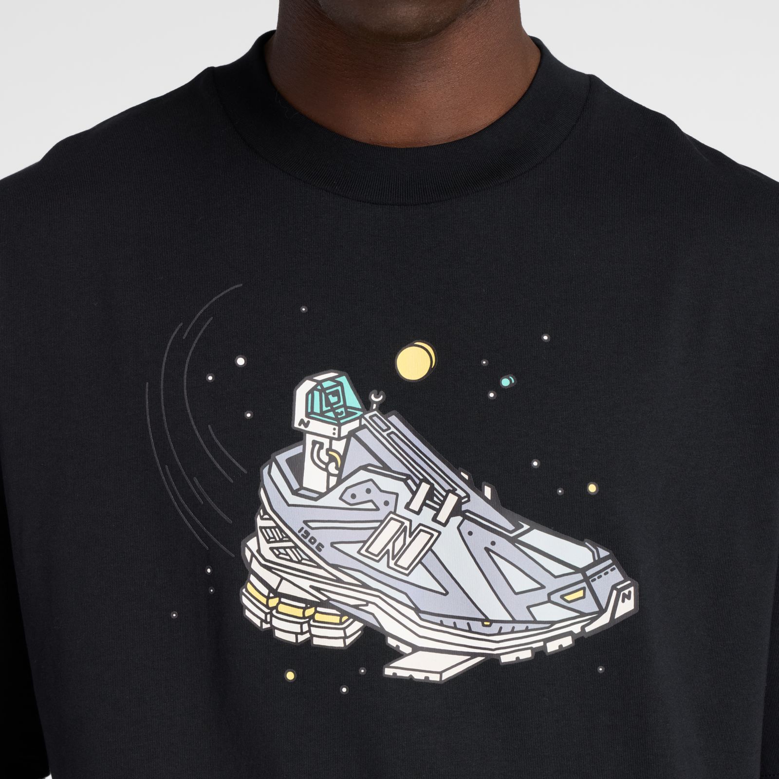 Мужские футболки New Balance Ghica Shuttle T-Shirt — фото 4