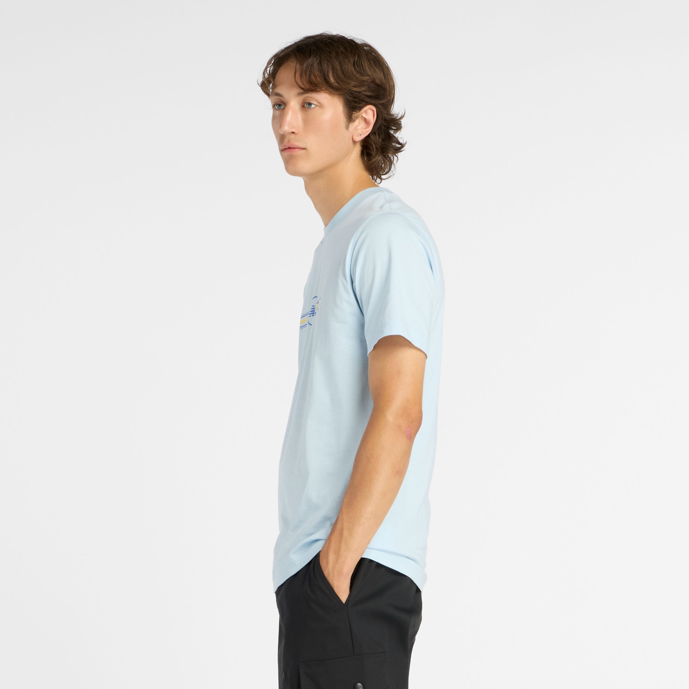 New Balance Logo Belt T-Shirt, MT6148SVAA1