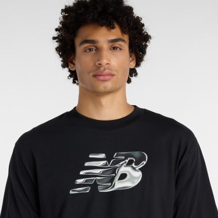 Future Tech NB T-Shirt, NB 103 أبيض, MT6151O4BK