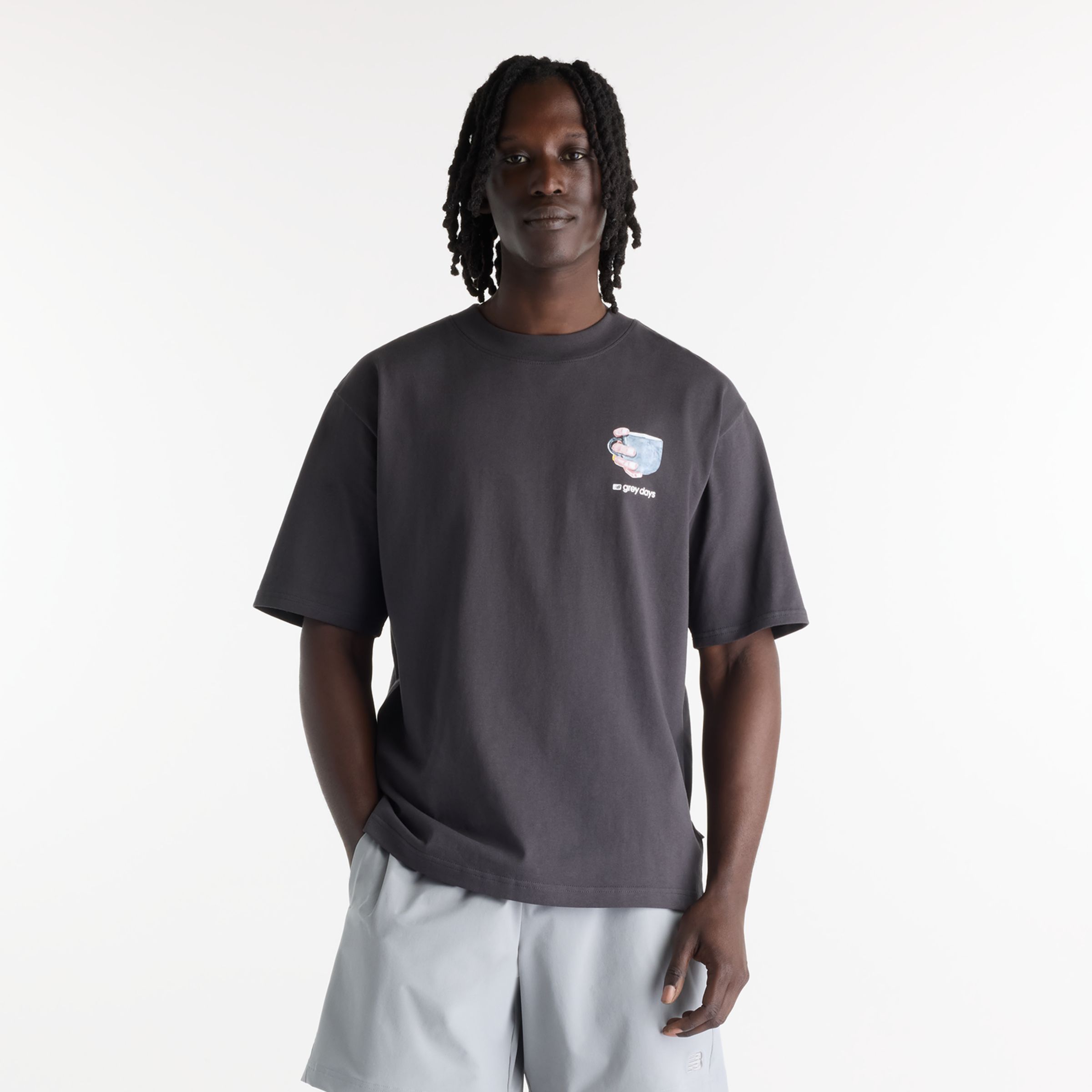 Grey Days Coffee Oversized T-Shirt