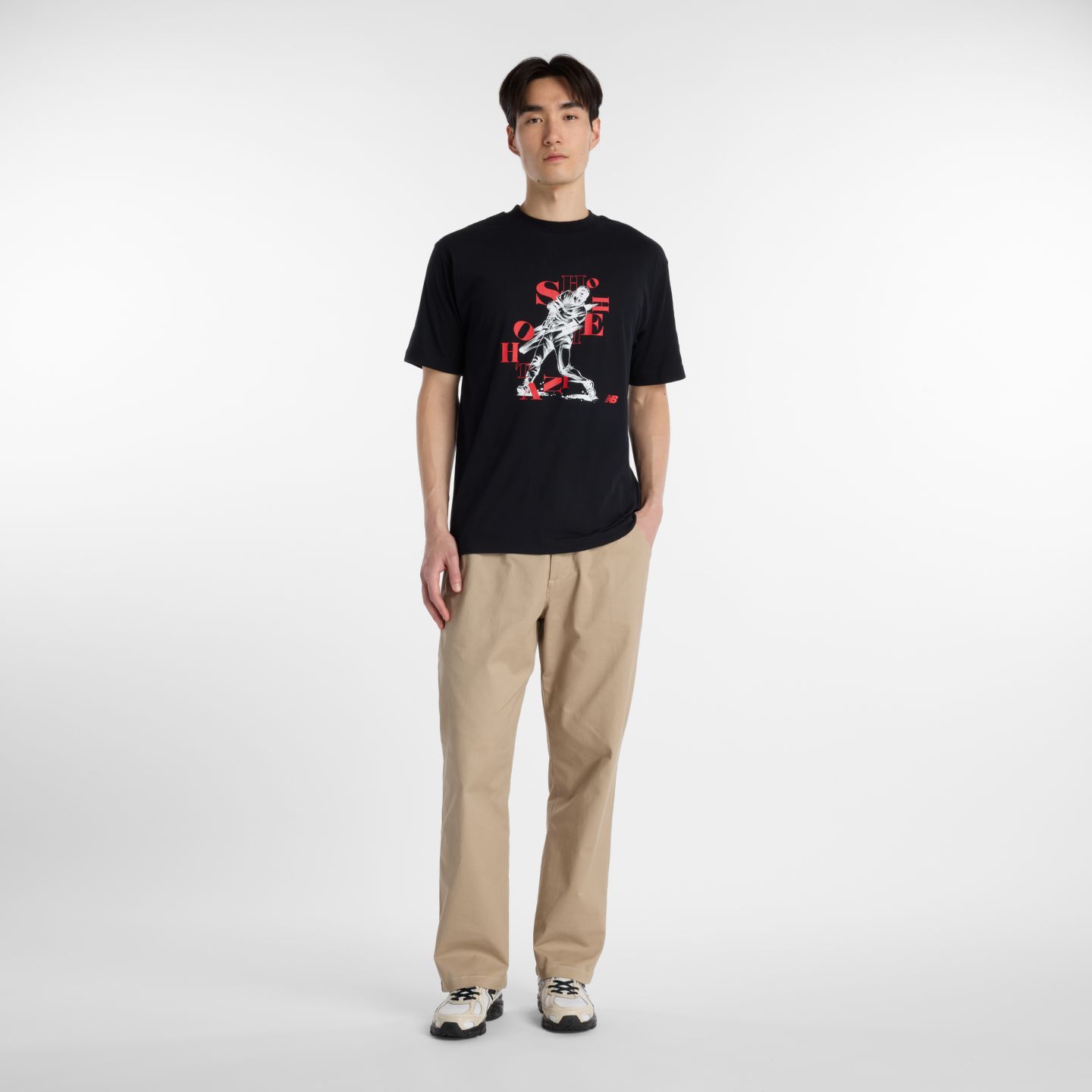 Мужская футболка New Balance Shohei Blast, цвет: Caviar — фото 2